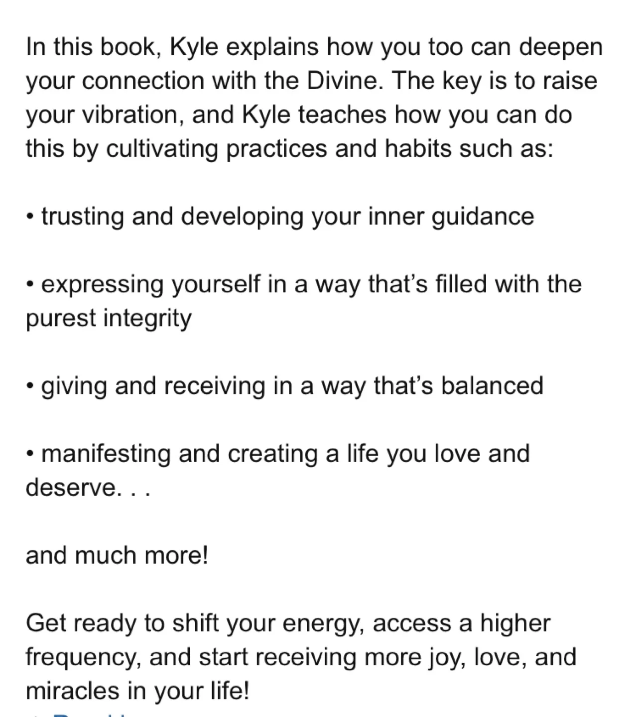Book: Raise Your Vibration -by famous UK Medium Kyle Gray image indicator(3)