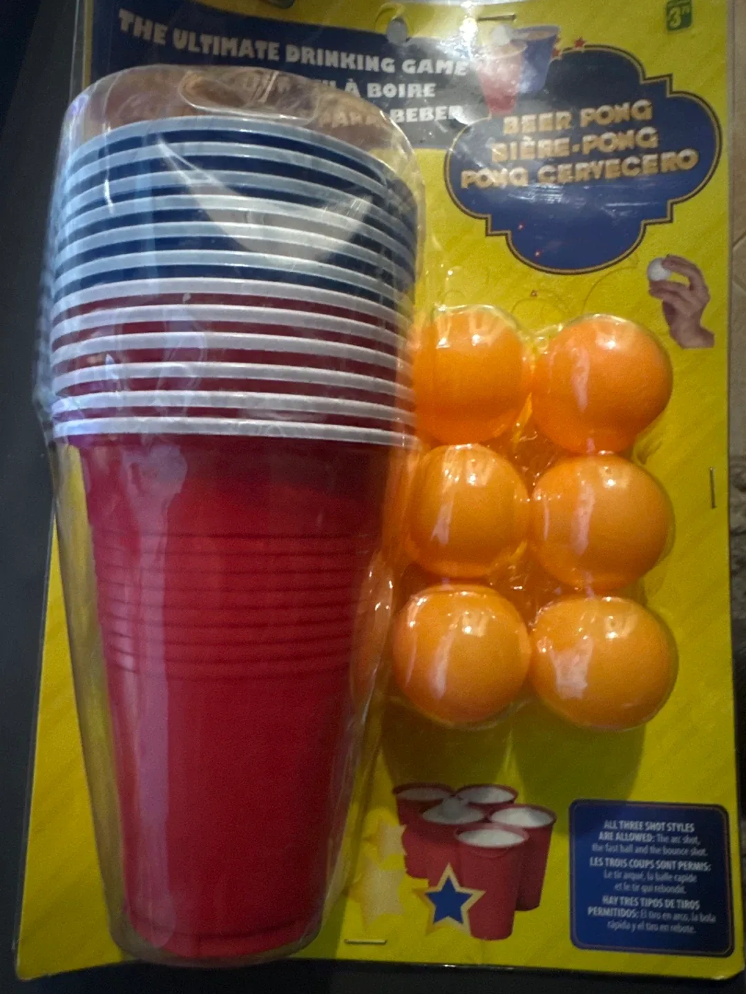 Beer Pong Drinking Game Set thumbnail
