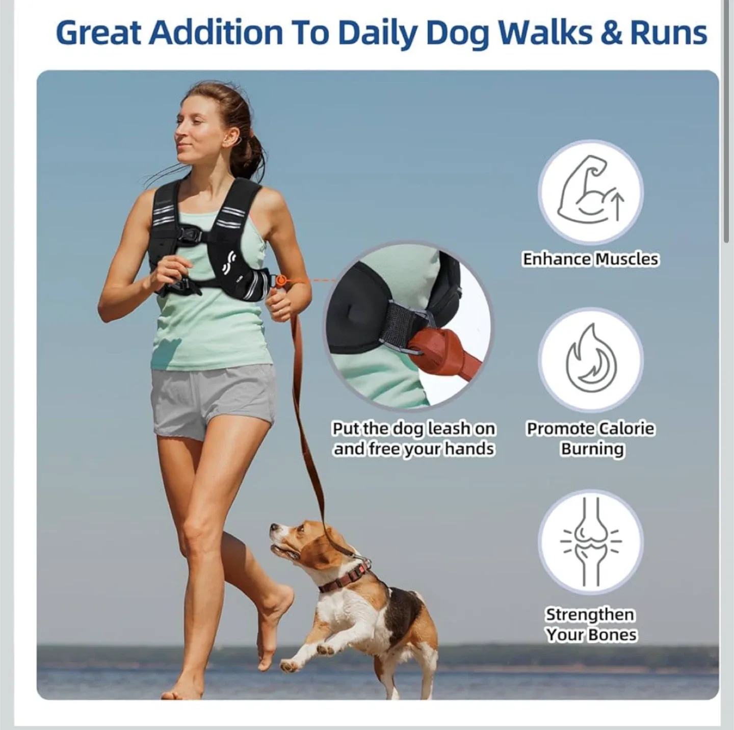 Sportneer Weighted Vest - 12lb image indicator(2)