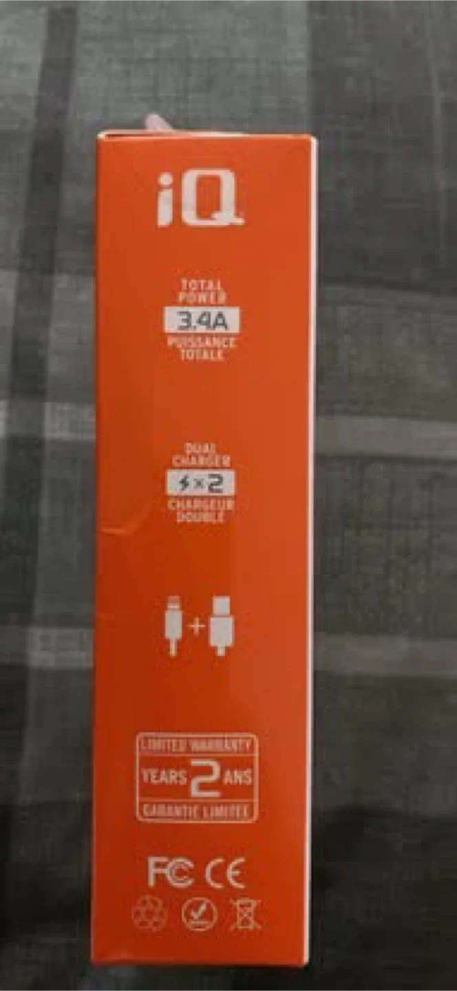 iQ Mobile Power Lightning Dual Rapid In-Car Charger image indicator(3)