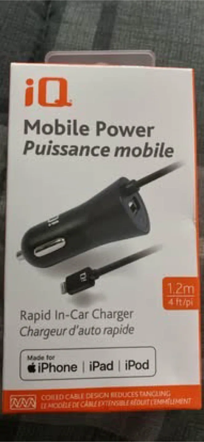 iQ Mobile Power Lightning Dual Rapid In-Car Charger thumbnail