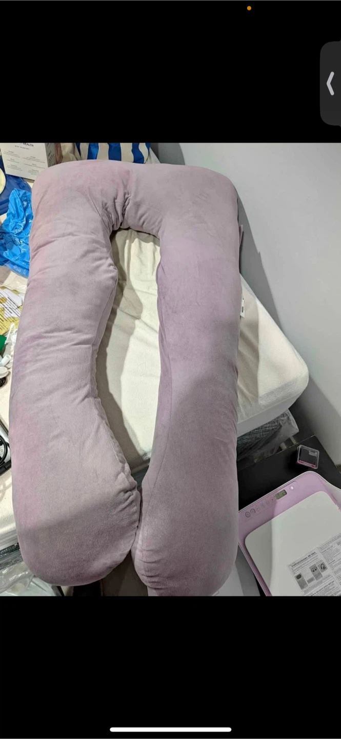 U Shaped Full Body Pillow - Lavender