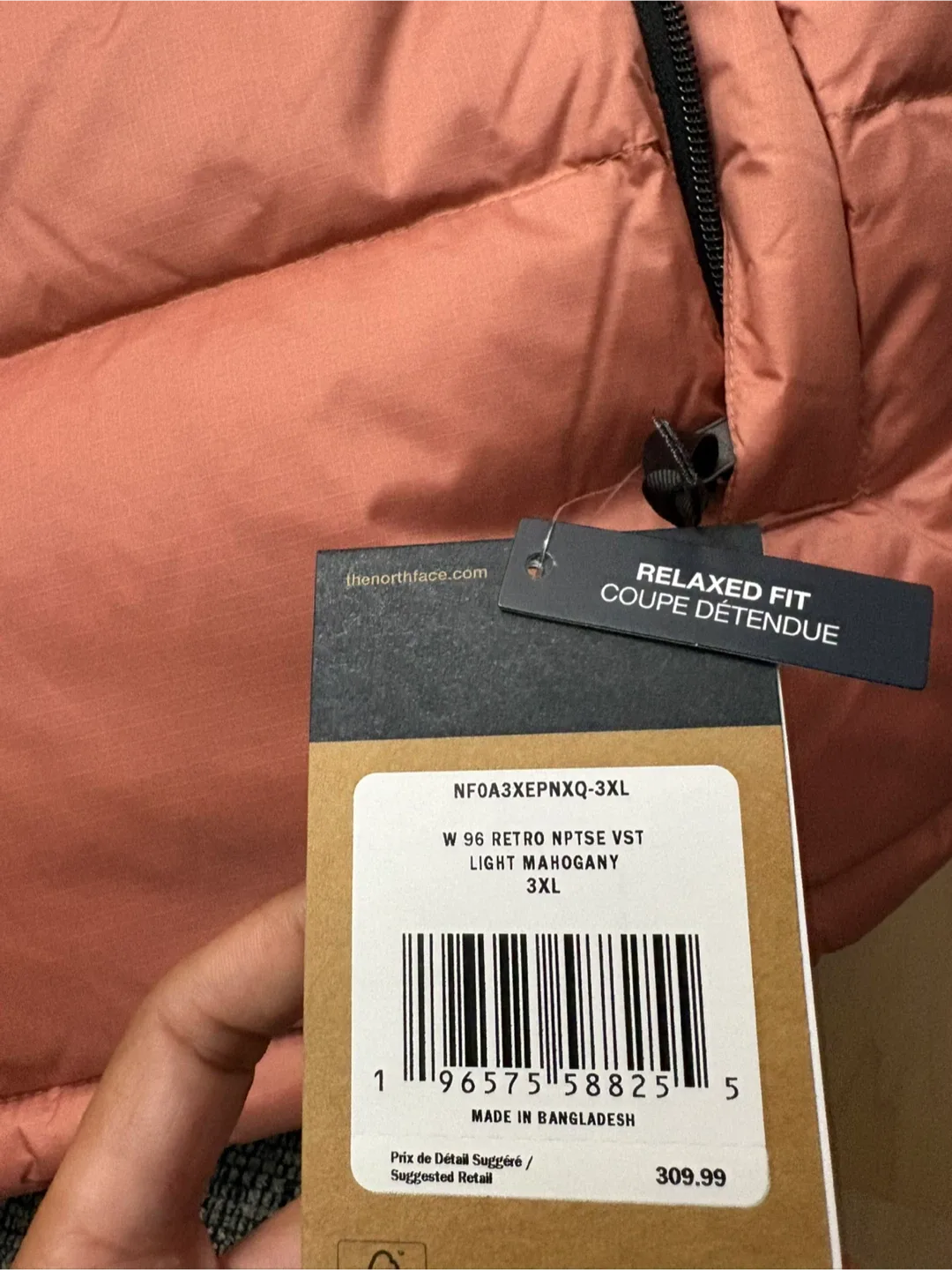 The North Face W 96 Retro Nptse Vest 3XL image indicator(2)