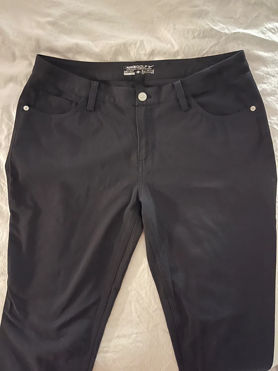 Nike Golf Dri-FIT Pants, Size 10, Black thumbnail