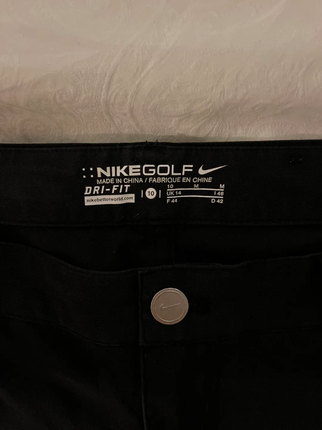 Nike Golf Dri-FIT Pants, Size 10, Black image indicator(3)