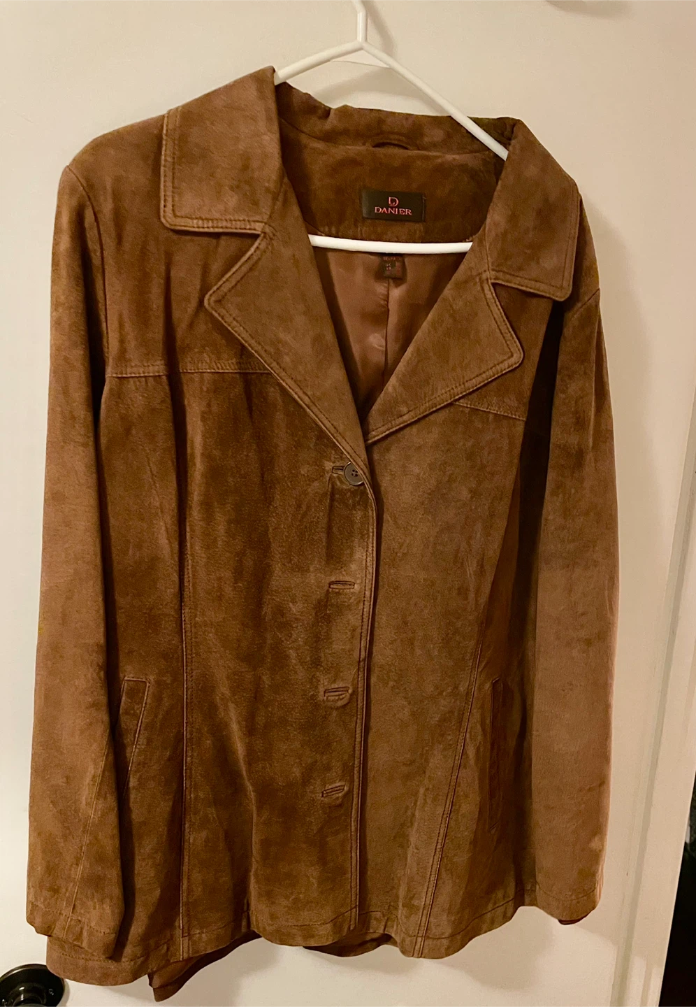 Danier Brown Suede Jacket Size 3XL - photo 2