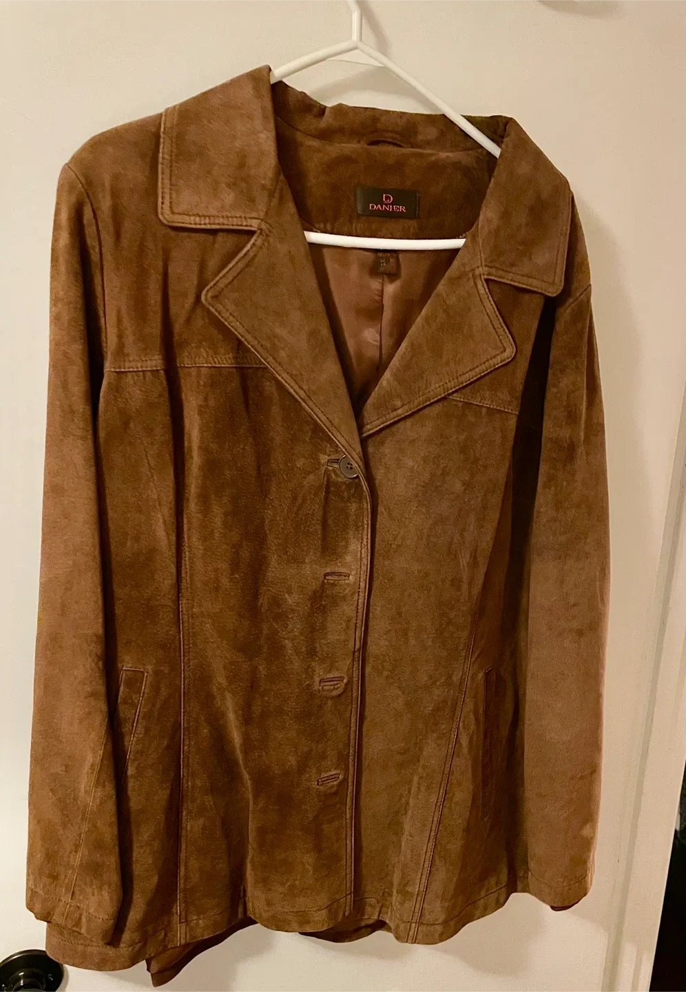 Danier Brown Suede Jacket Size 3XL image indicator(2)