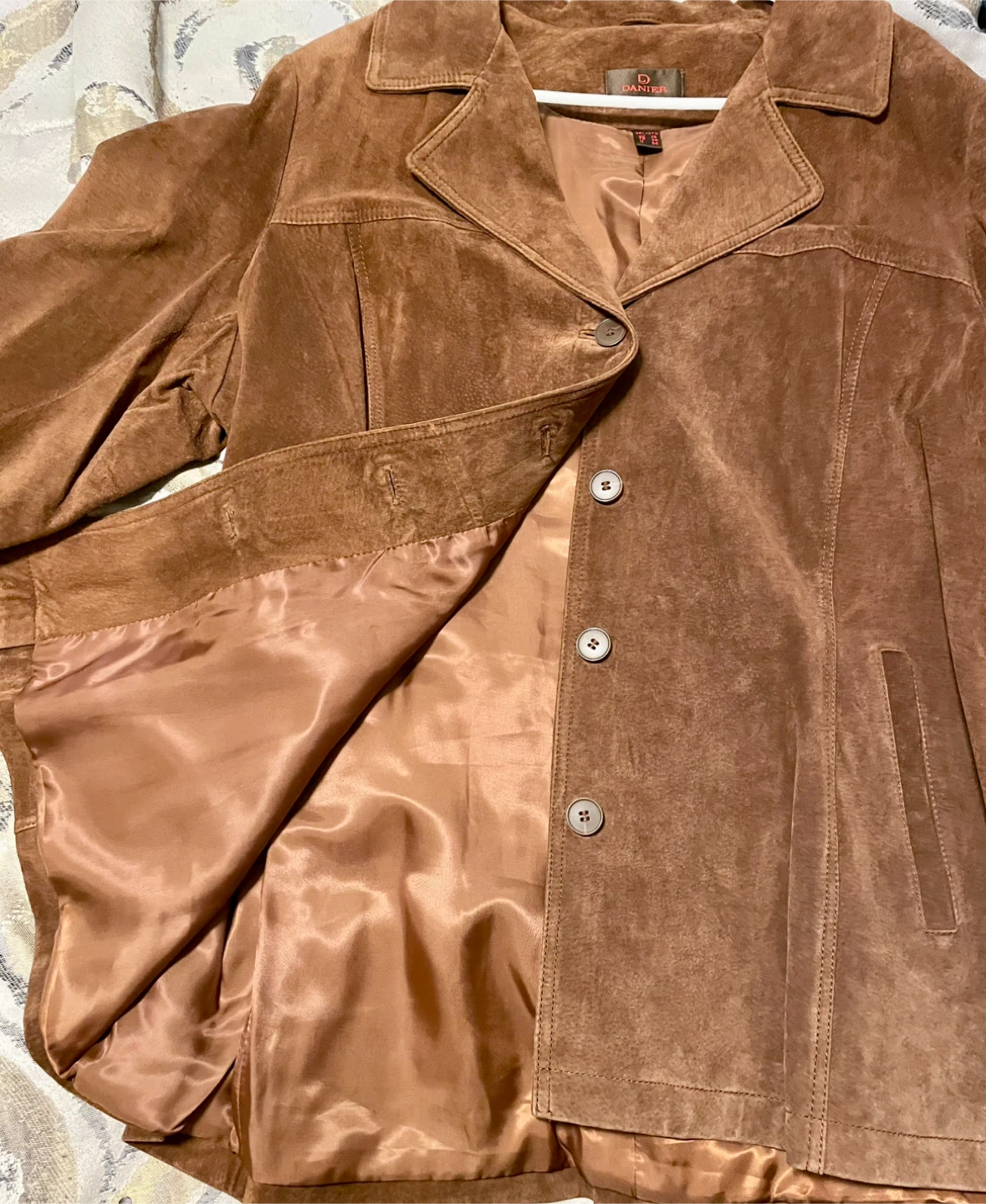 Danier Brown Suede Jacket Size 3XL - photo 3