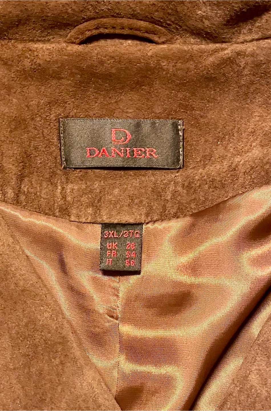 Danier Brown Suede Jacket Size 3XL - photo 5
