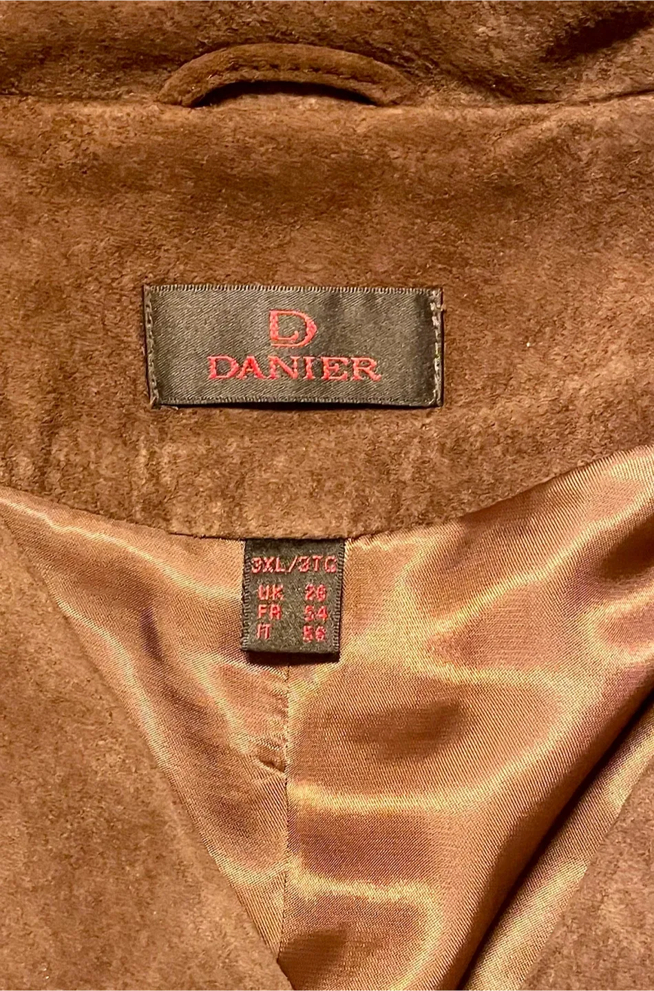 Danier Brown Suede Jacket Size 3XL image indicator(5)