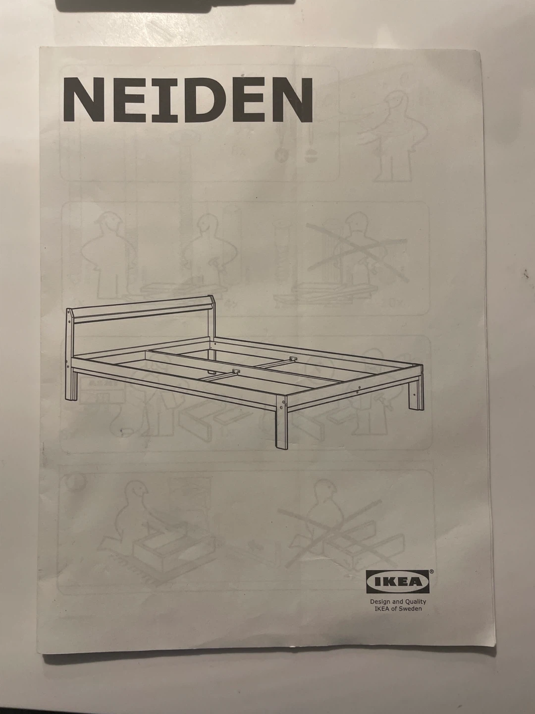 IKEA Neiden Bed Frame + Free Mattress (Optional) - photo 2