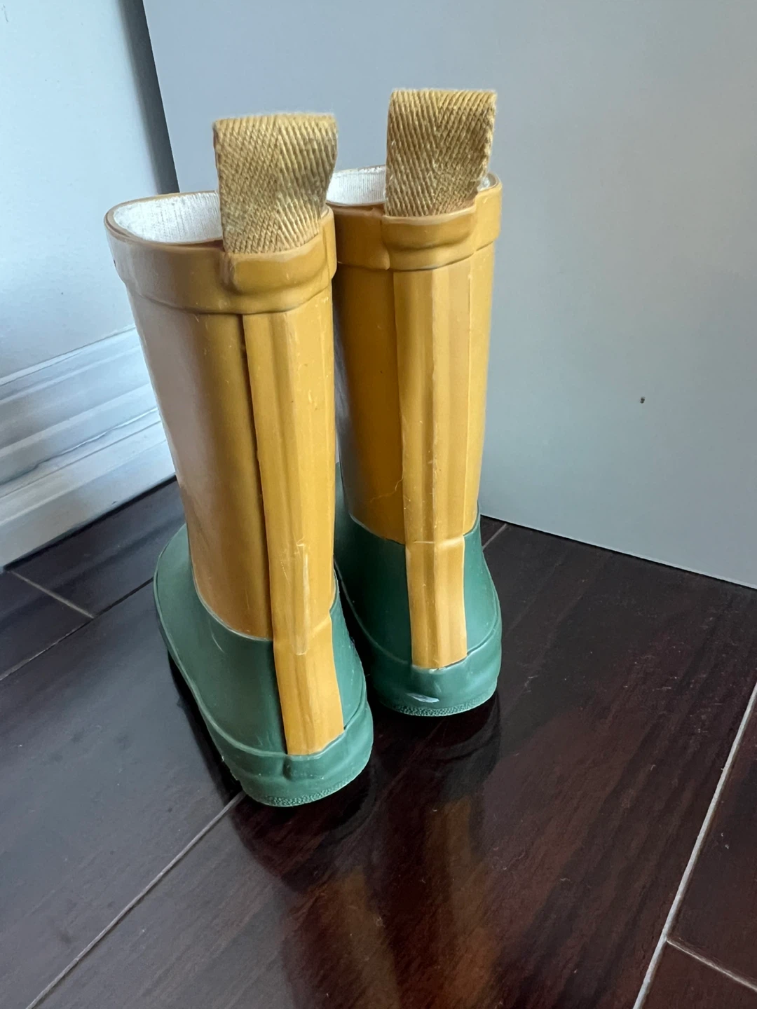 Kids' Two-Tone Rain Boots - Green & Yellow - photo 4