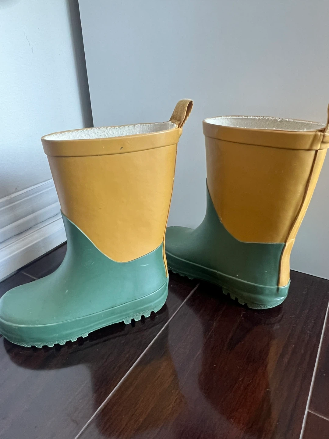 Kids' Two-Tone Rain Boots - Green & Yellow - photo 5
