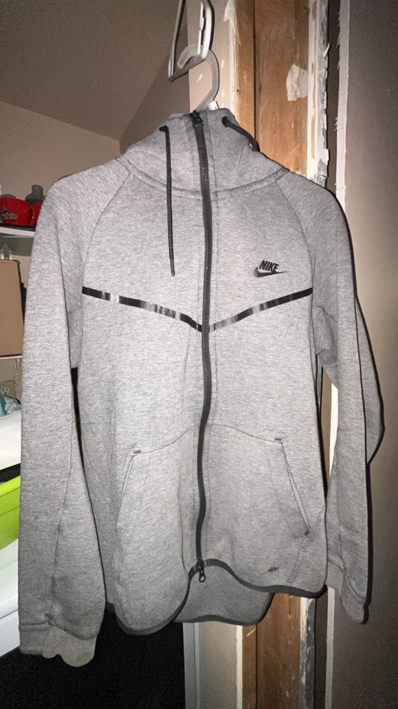 Nike Tech Fleece Hoodie - Grey, Size M