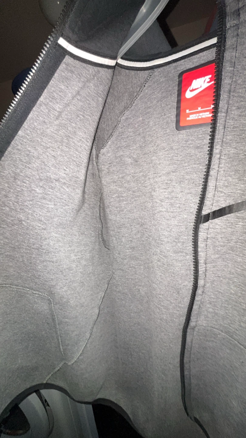 Nike Tech Fleece Hoodie - Grey, Size M - photo 4