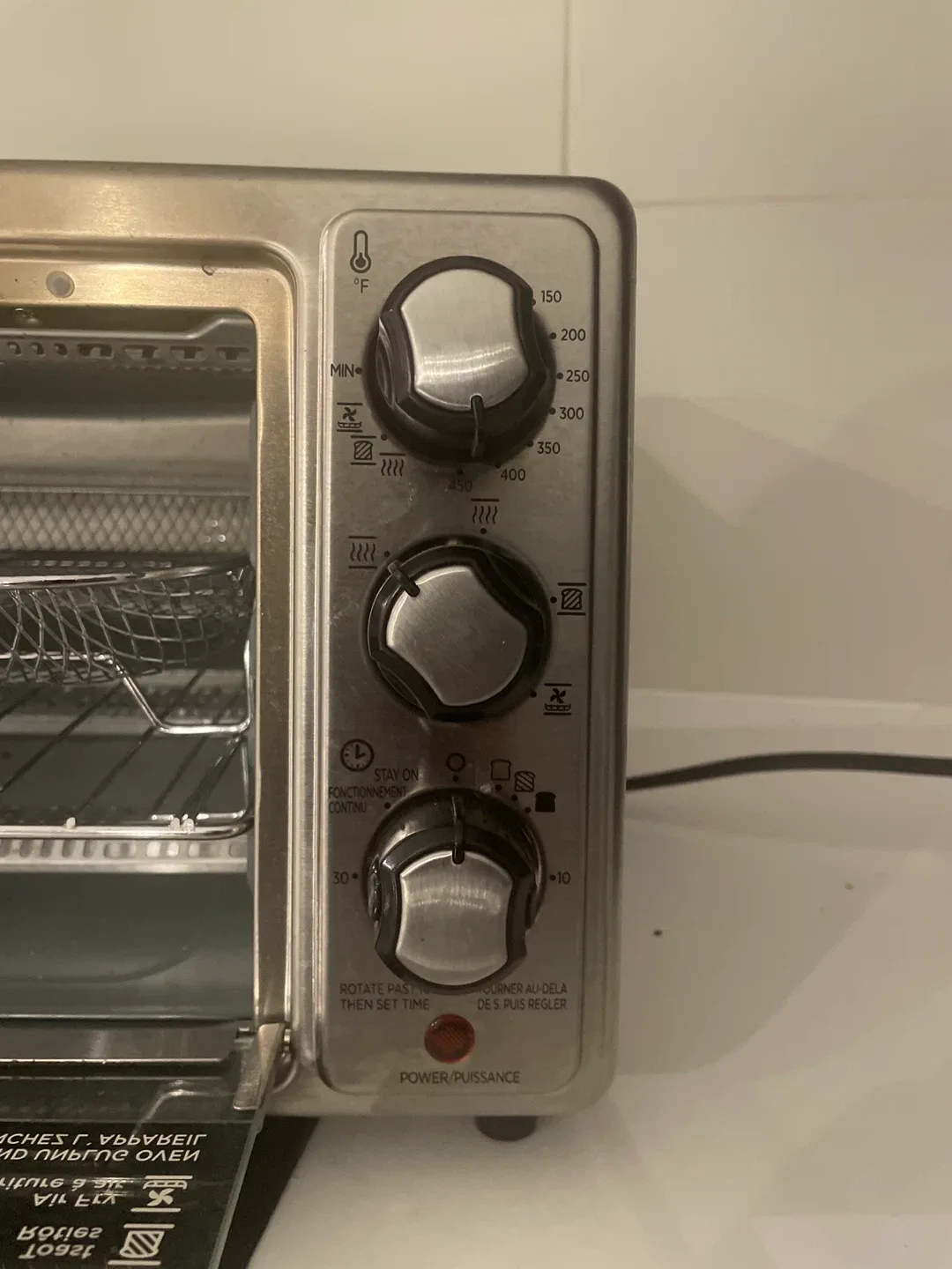 Hamilton Beach Toaster Oven Air Fryer Combo image indicator(3)