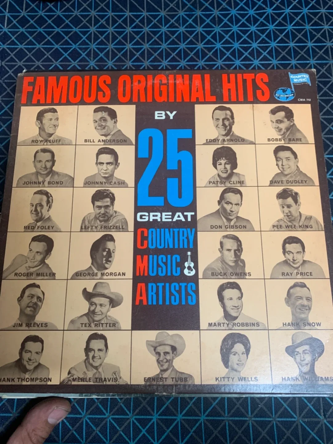 25 Great Country Music Artists Vinyl Record thumbnail