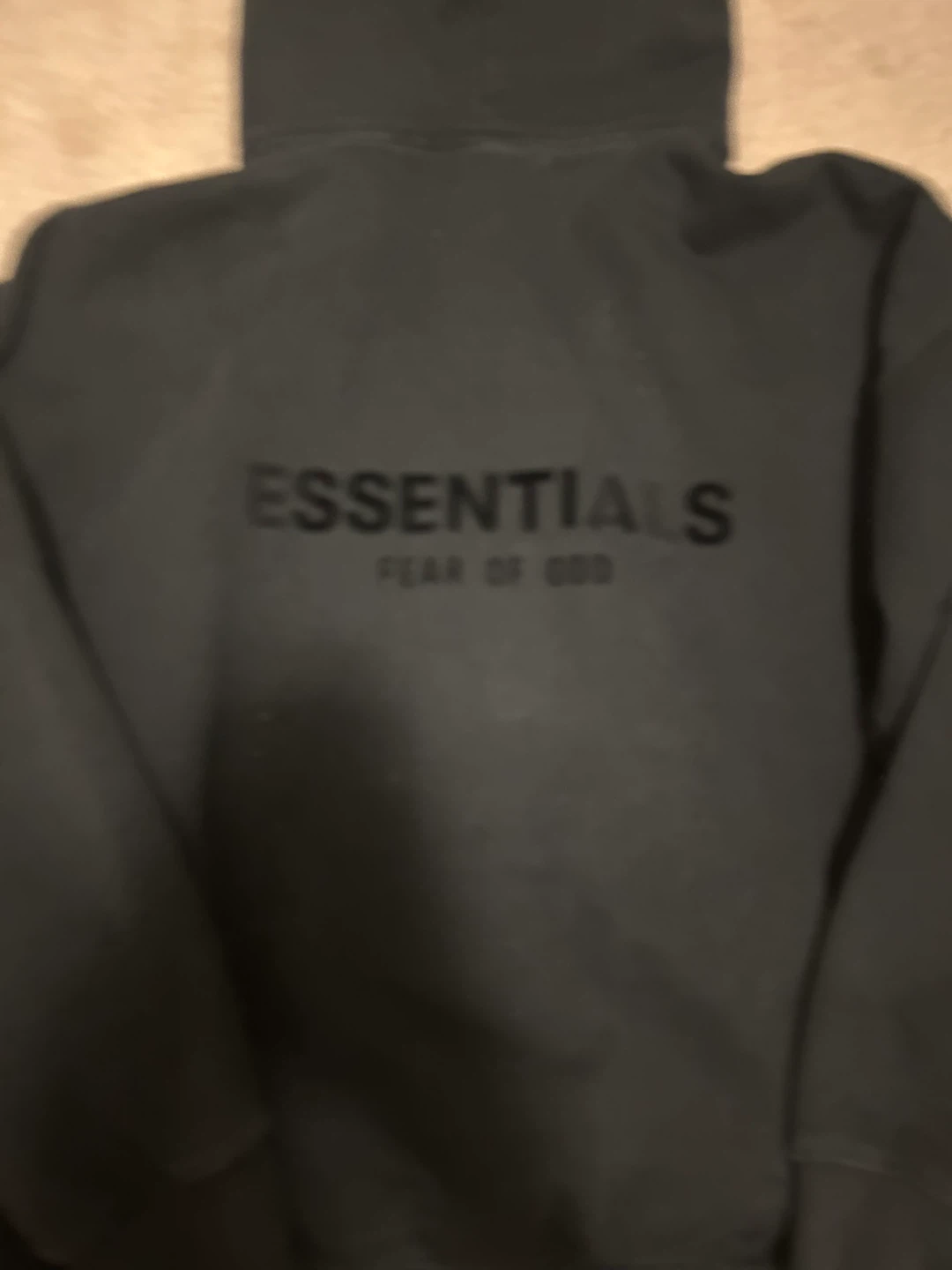 Essentials Fear of God Black Hoodie - photo 2