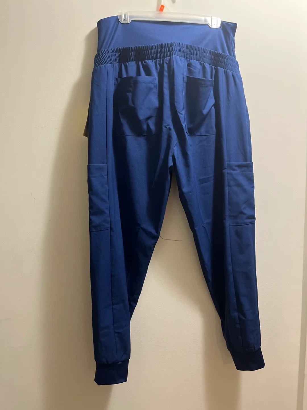Wink Maternity Navy Scrub Jogger Pants sz L image indicator(4)
