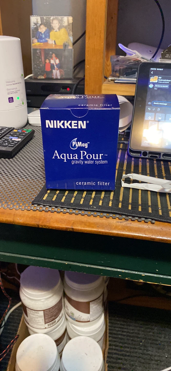 Nikken PiMag Aqua Pour Ceramic Filter - New - photo 2