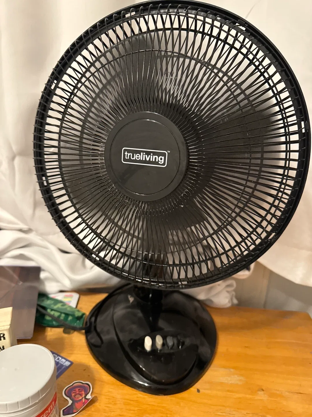 Trueliving Black Table Fan image indicator(3)