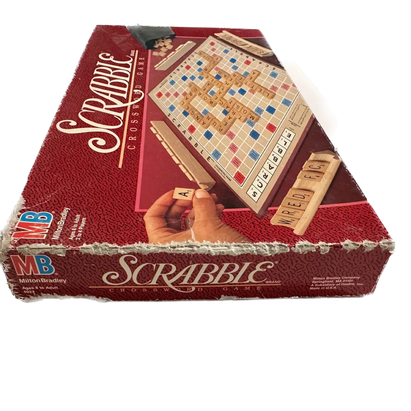 Vintage Scrabble Crossword Game - Milton Bradley image indicator(2)