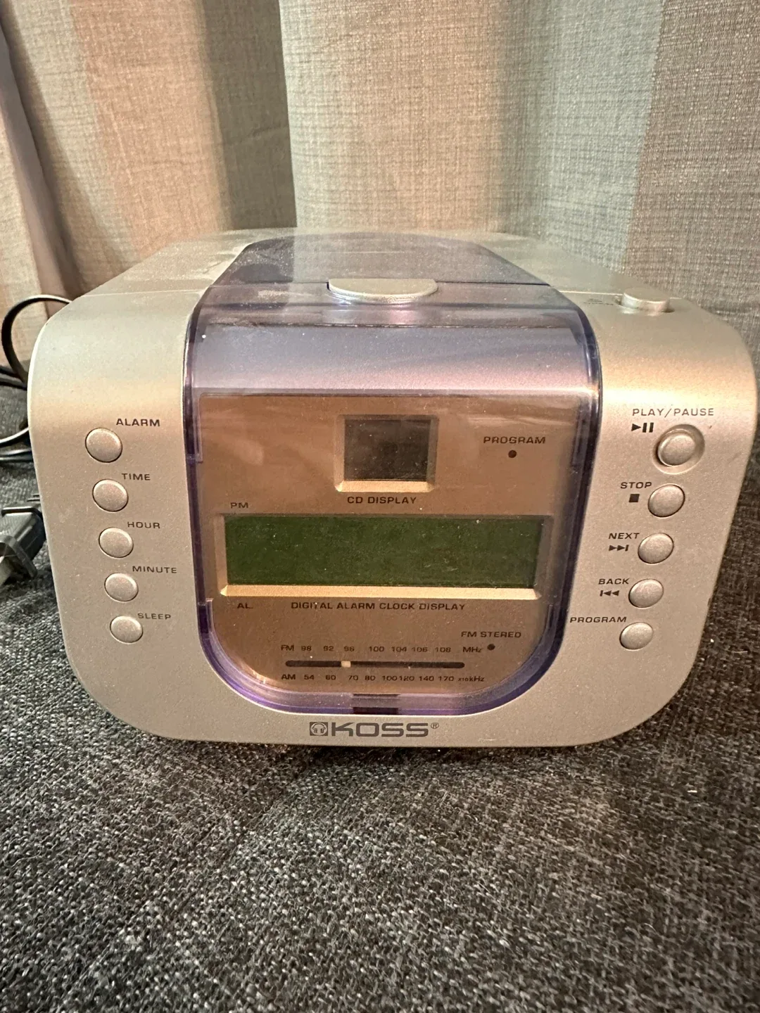 Koss Digital Alarm Clock CD Player image indicator(3)