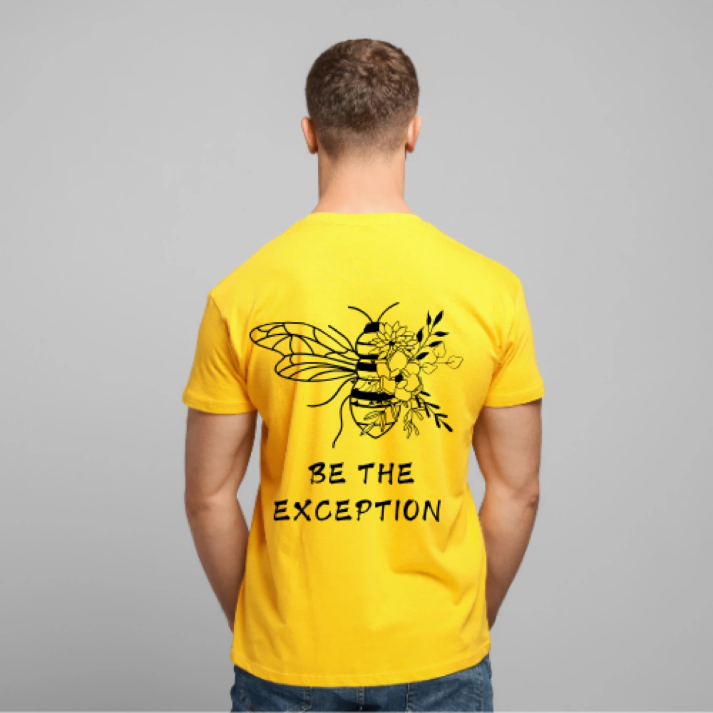 The Skate Studio Yellow Bee-T-Shirt - Be The Exception