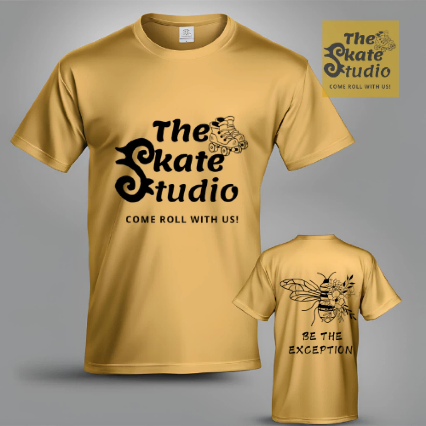 The Skate Studio Yellow Bee-T-Shirt - Be The Exception - photo 2