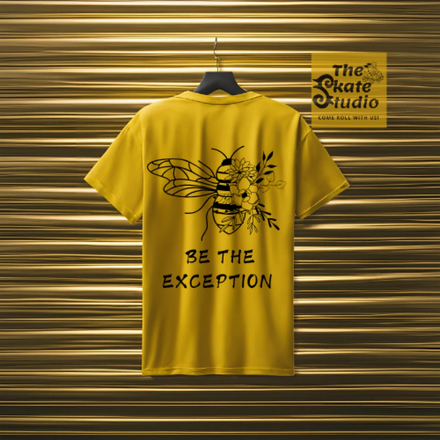 The Skate Studio Yellow Bee-T-Shirt - Be The Exception - photo 3