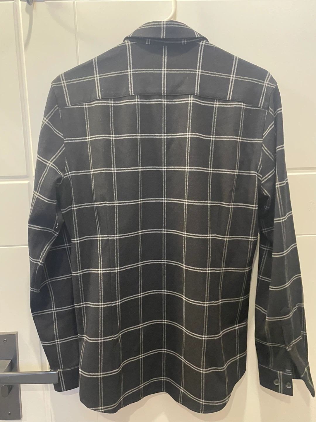 Black Plaid Flannel Shirt - photo 2