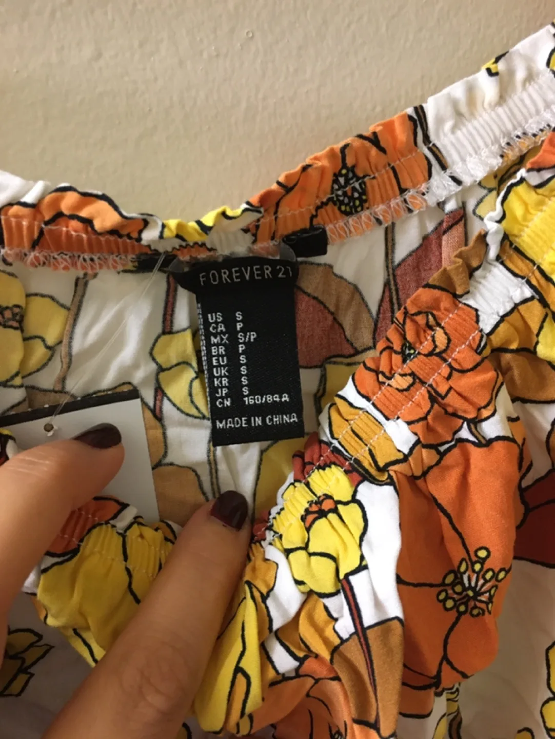 Forever 21 Floral Blouse - Size Small image indicator(2)