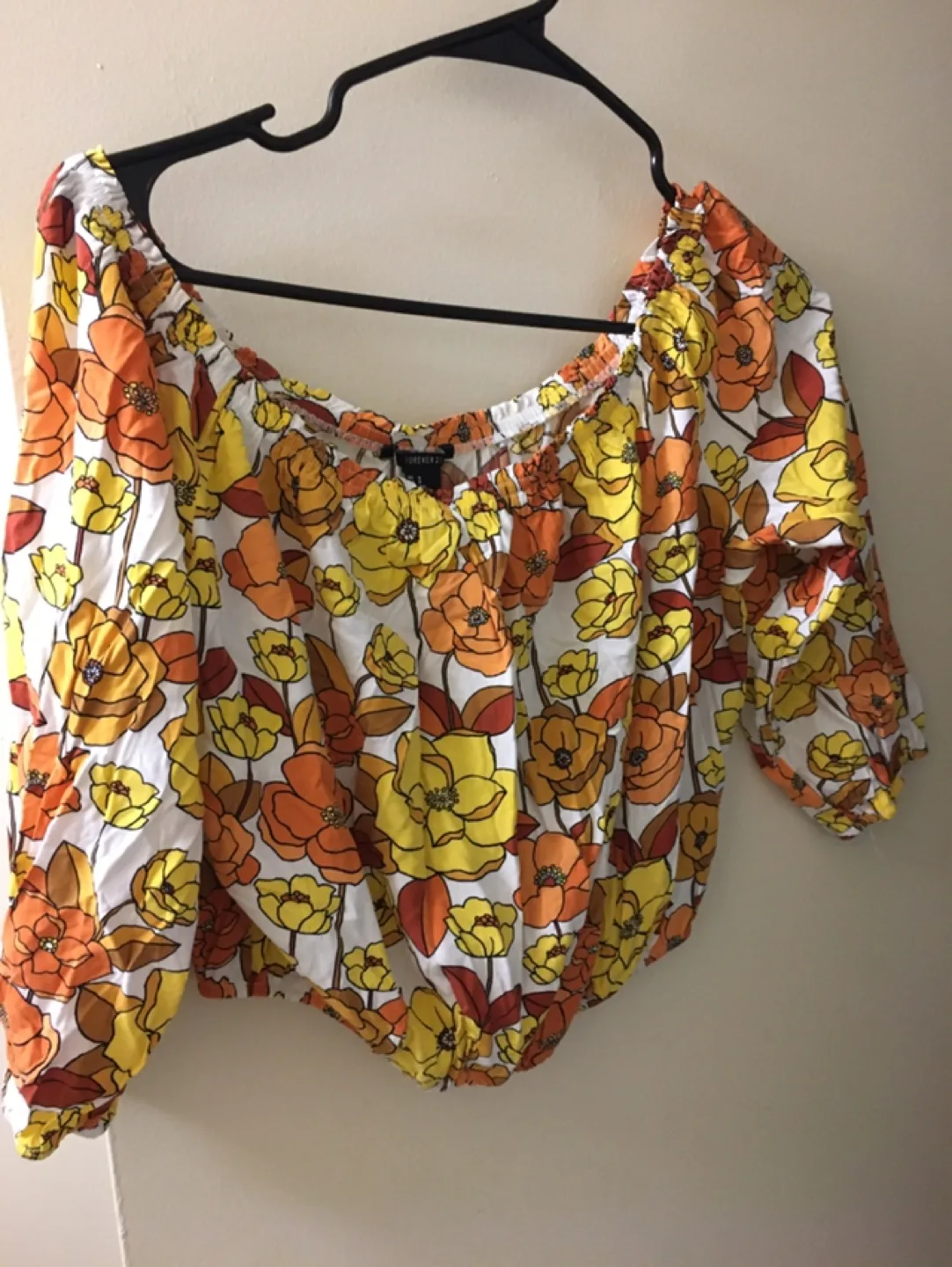 Forever 21 Floral Blouse - Size Small thumbnail