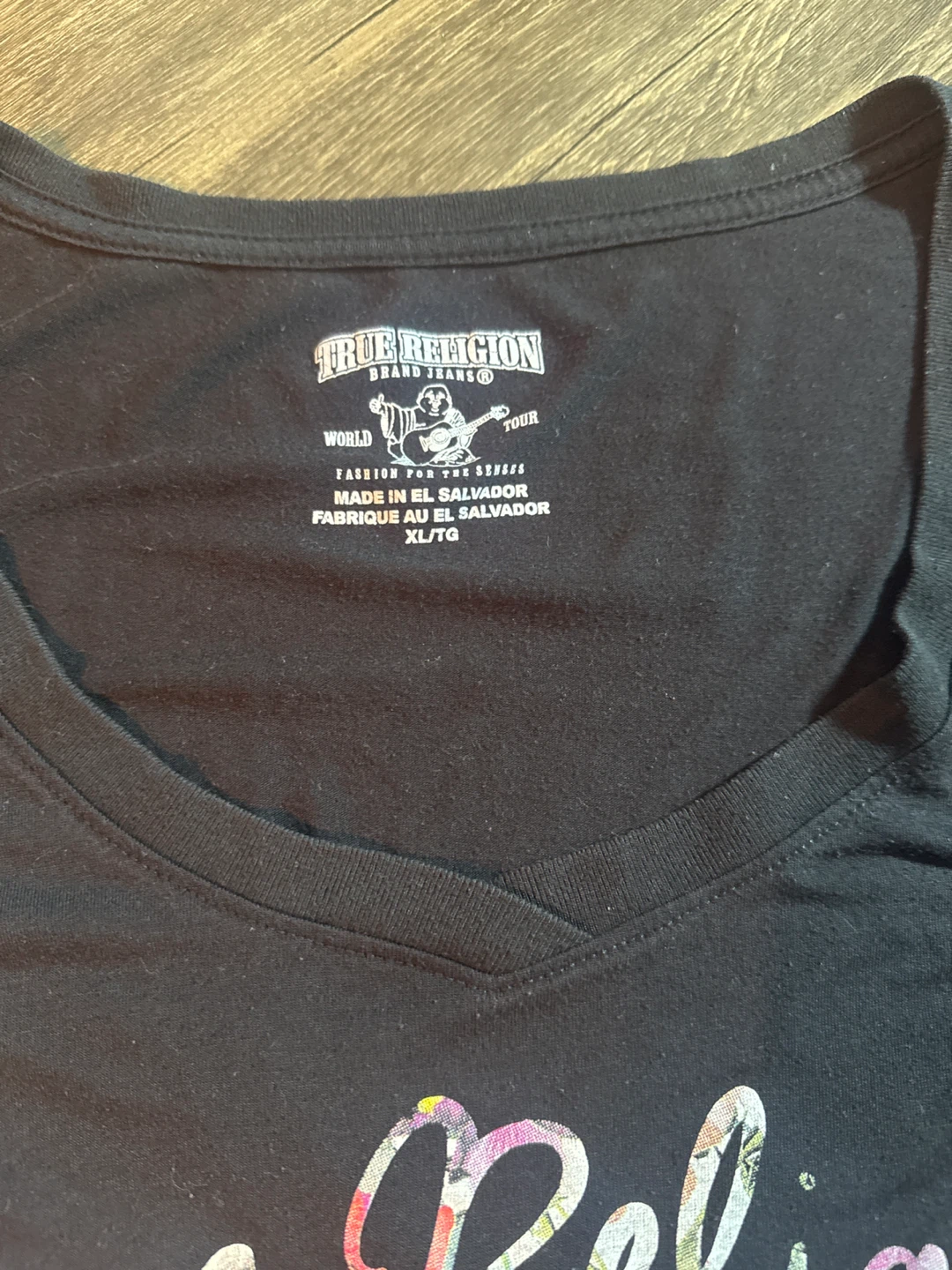 True Religion Black Graphic Tee - XL - photo 2