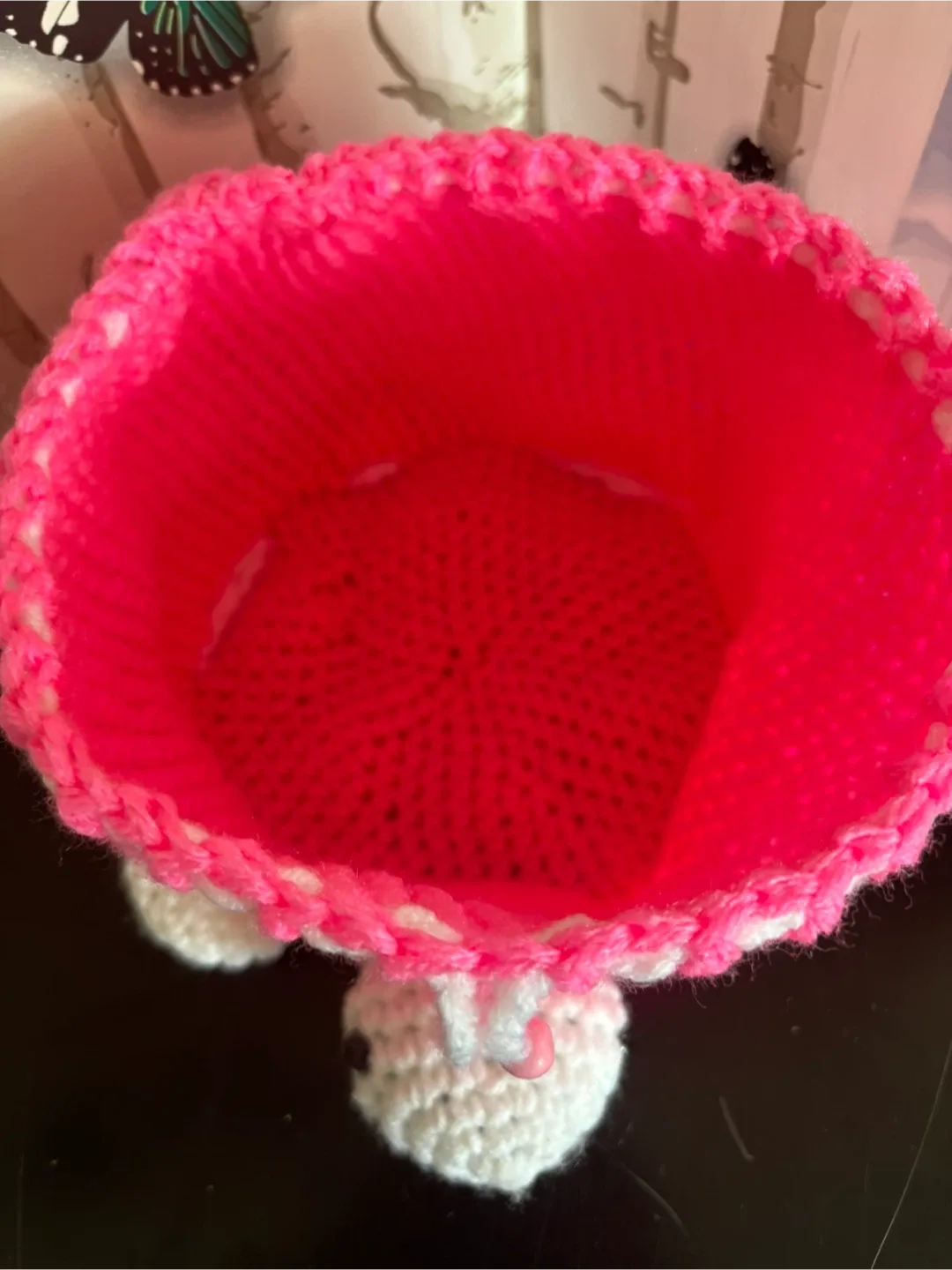 Handmade Crochet Turtle Bag - Pink image indicator(3)