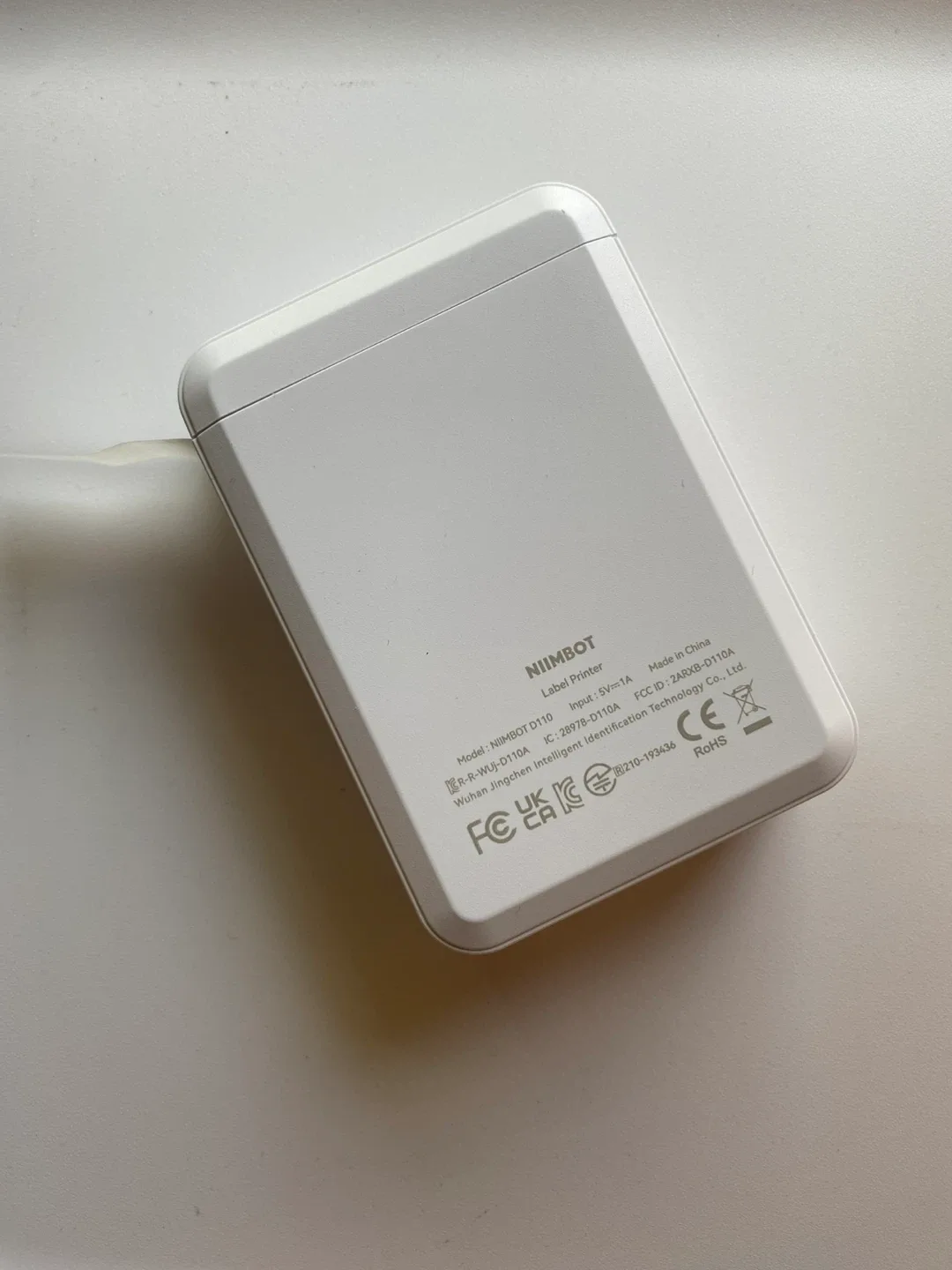 Niimbot D110 Label Printer - Portable & Bluetooth image indicator(2)