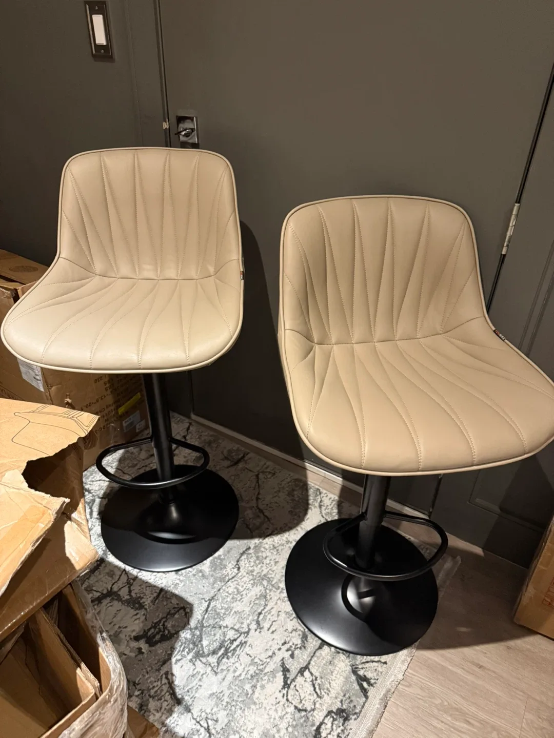 Brand New Swivel Bar Stools - Set of 2 thumbnail