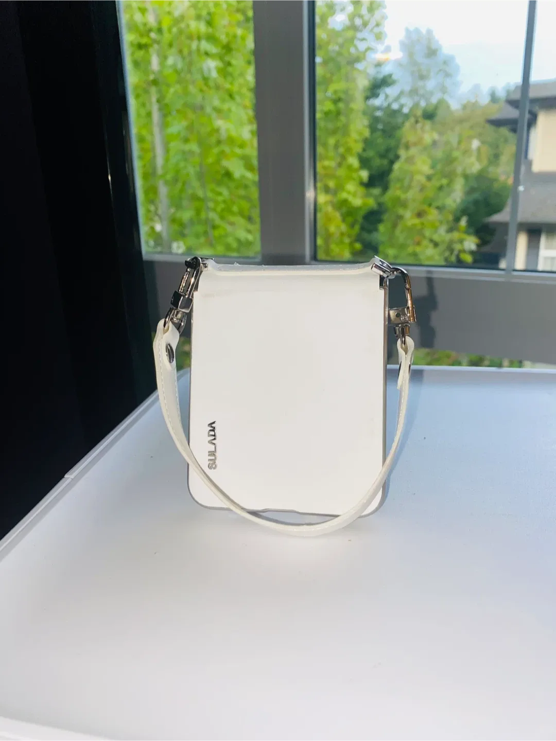 SULADA White Phone Case with Strap image indicator(2)