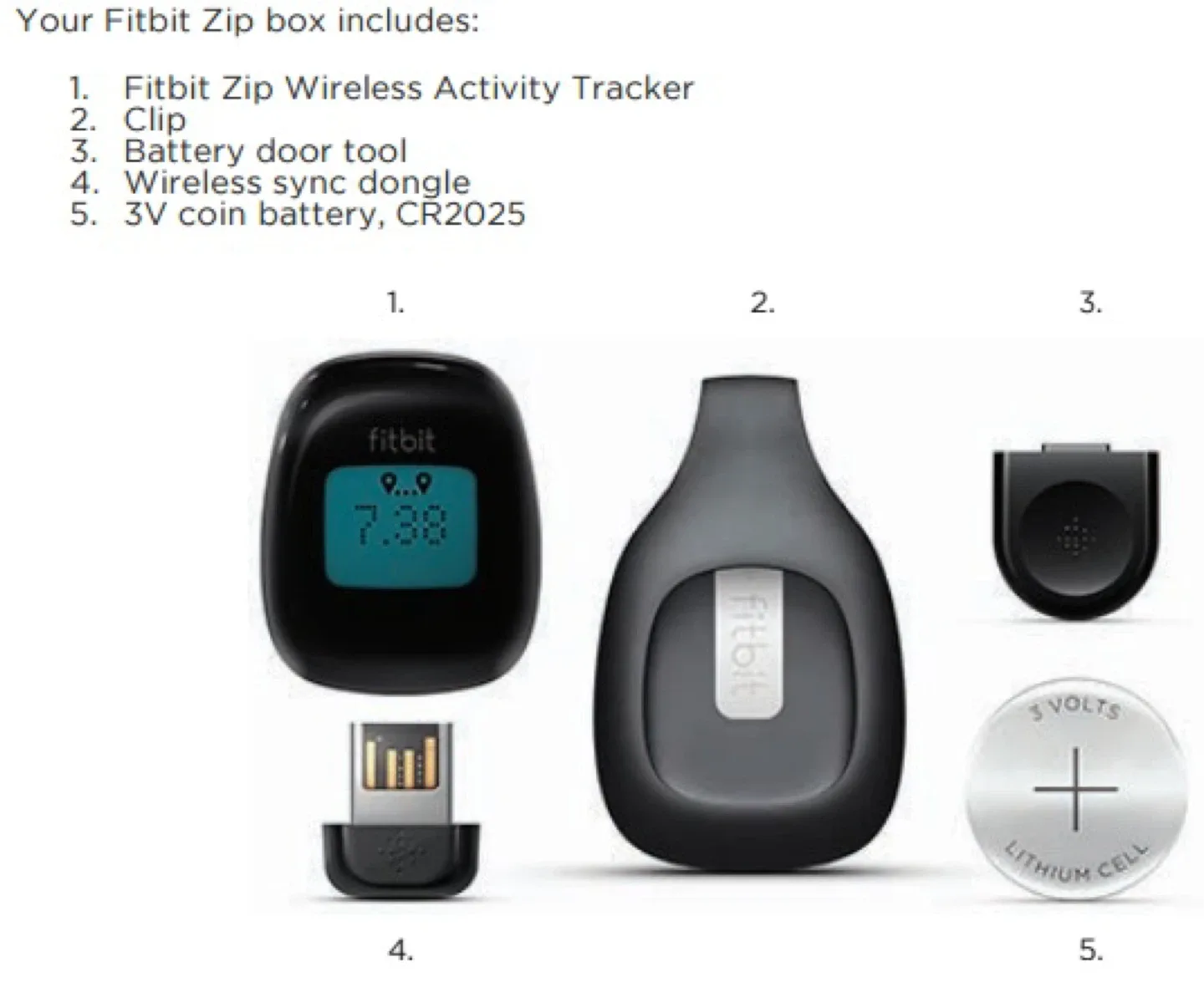 Fitbit Zip Wireless Activity Tracker image indicator(2)