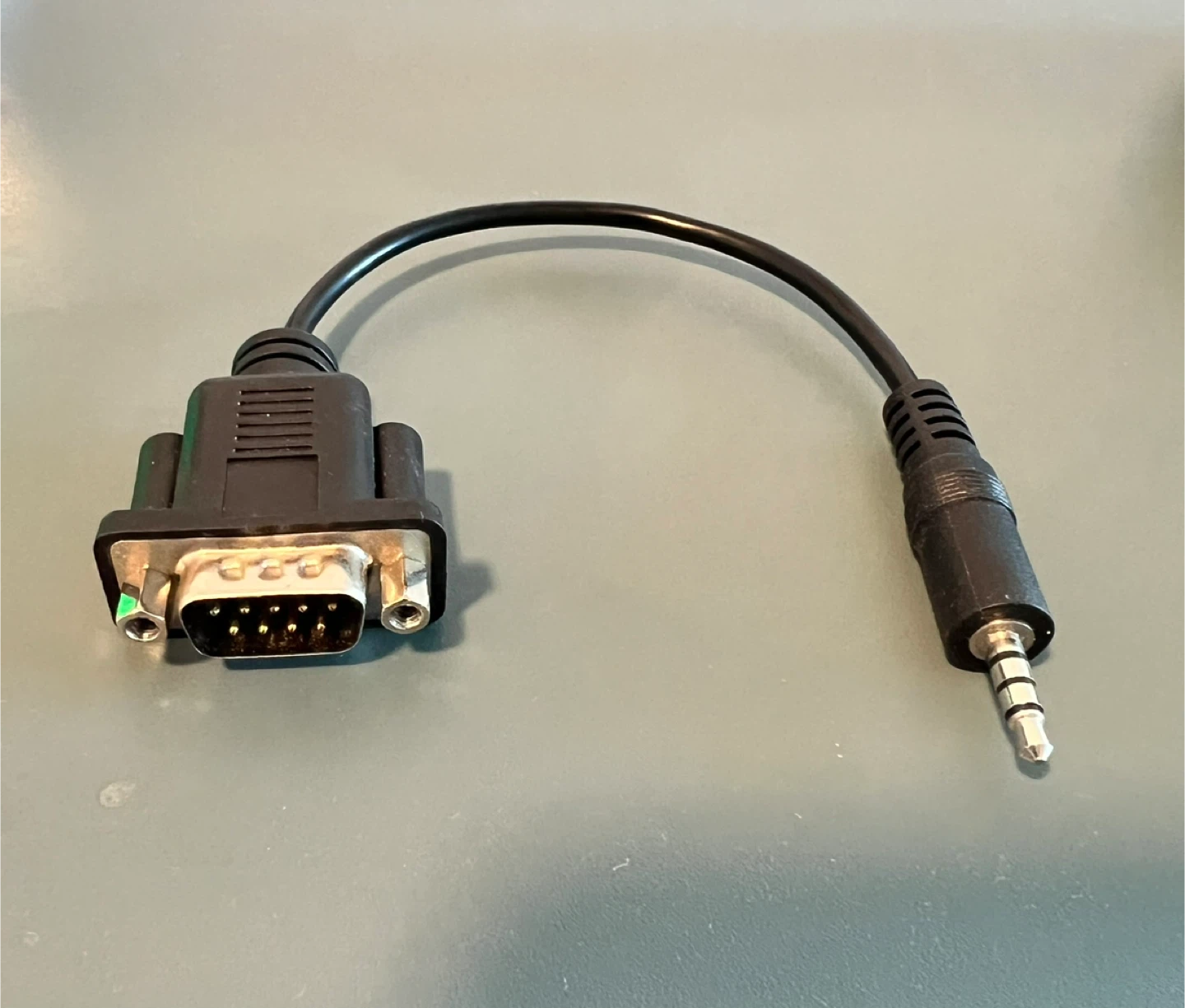 RS232 DB9 Male to 3.5mm Serial Cable Adapter