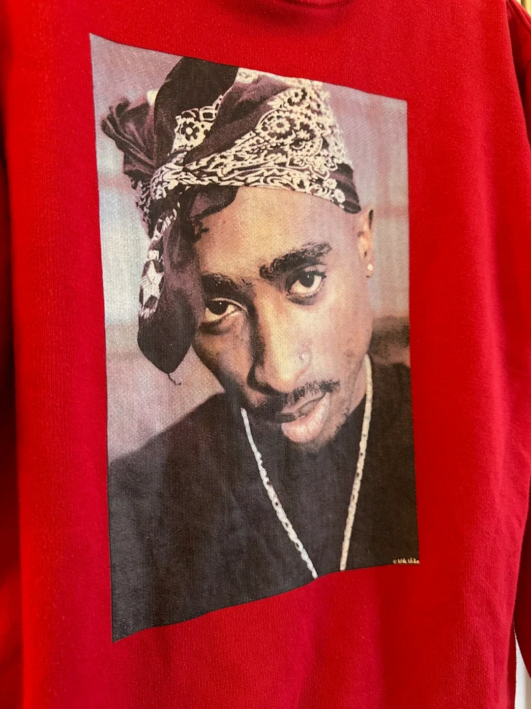 2Pac Red Crewneck Sweatshirt - Size S image indicator(3)