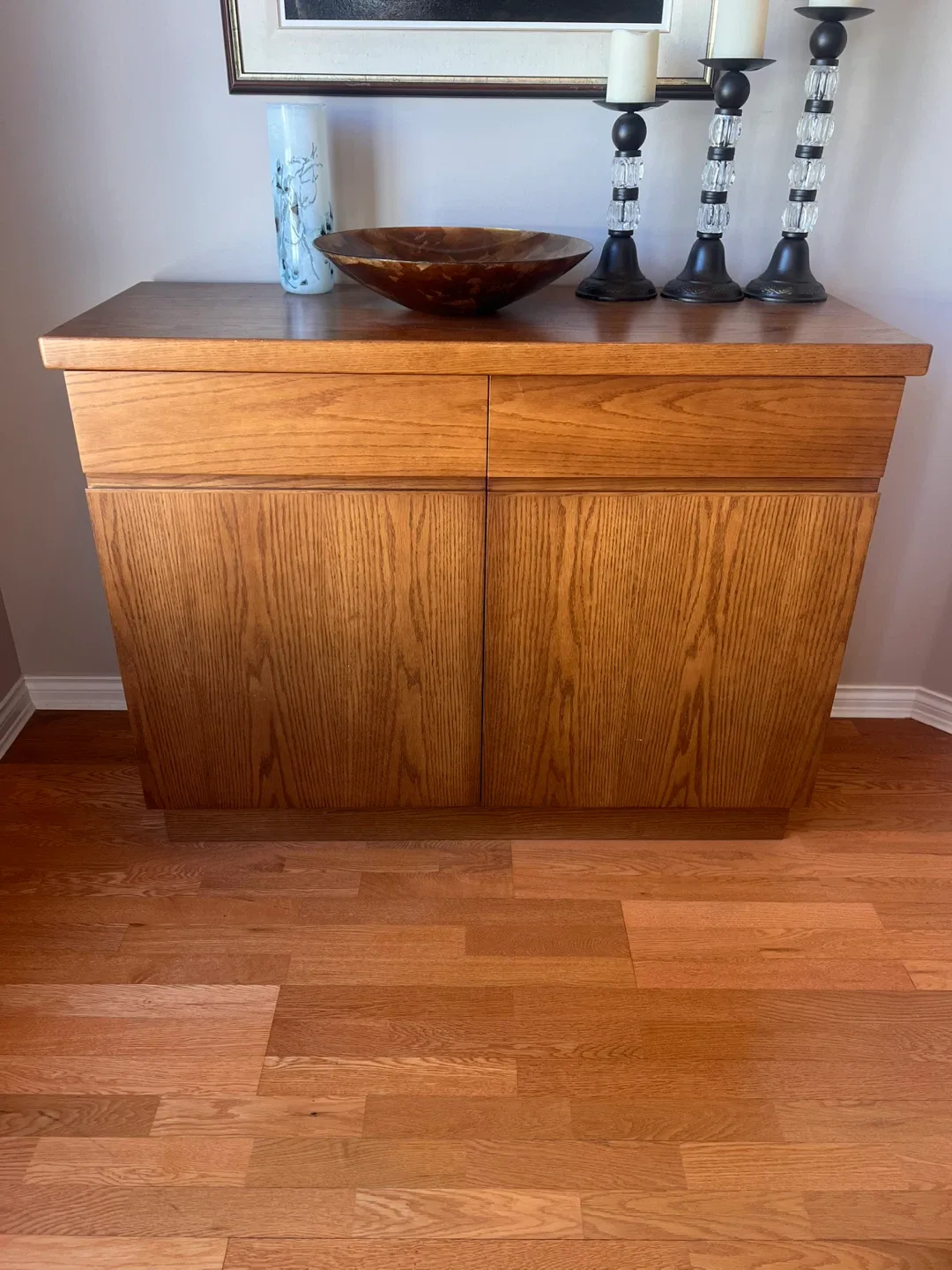 Custom Solid Oak Buffet thumbnail