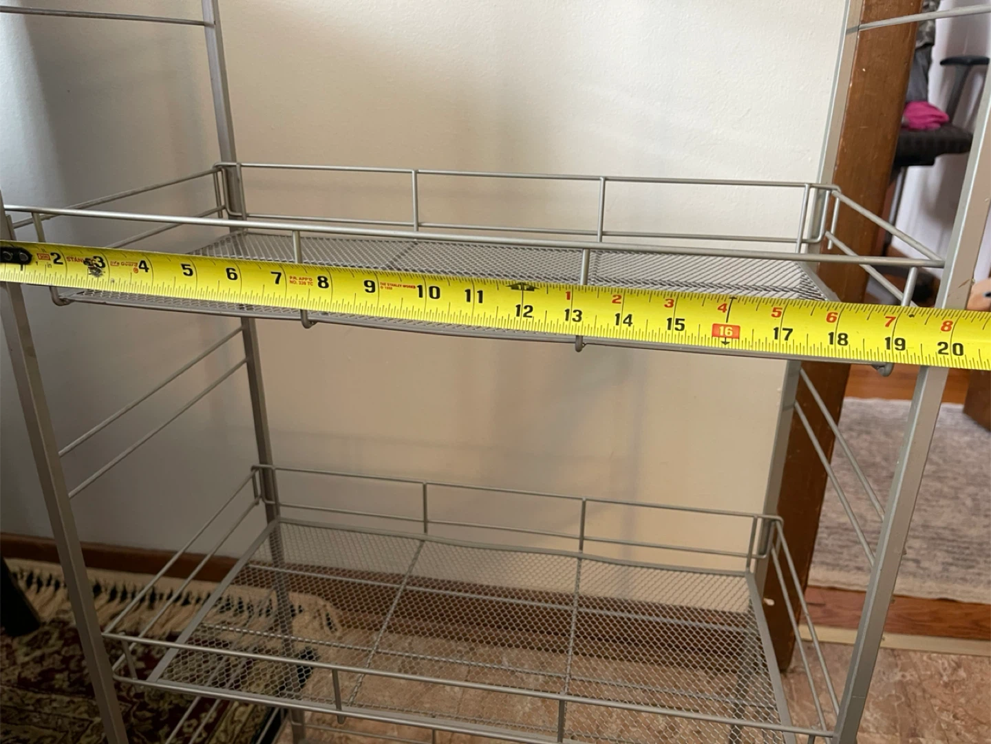 Silver Metal 4-Tier Storage Rack - photo 5