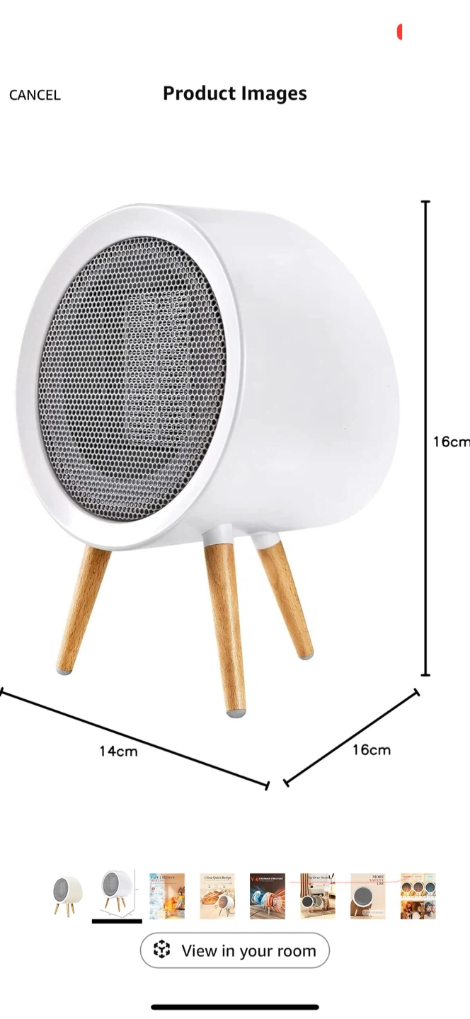 GAIATOP Space Heater - White