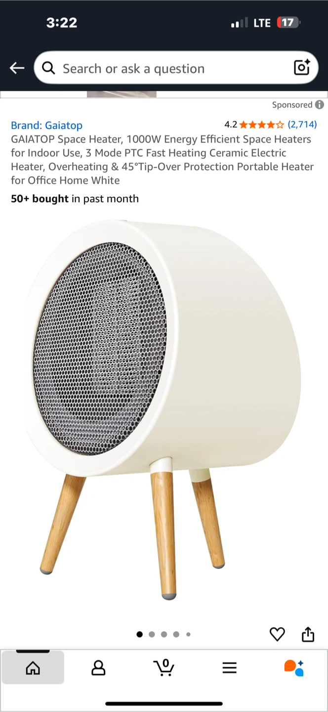 GAIATOP Space Heater - White - photo 3
