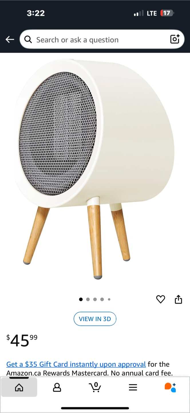 GAIATOP Space Heater - White - photo 4