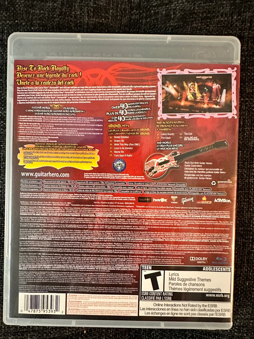 Guitar Hero Aerosmith - Playstation 3 (PS3) image indicator(2)