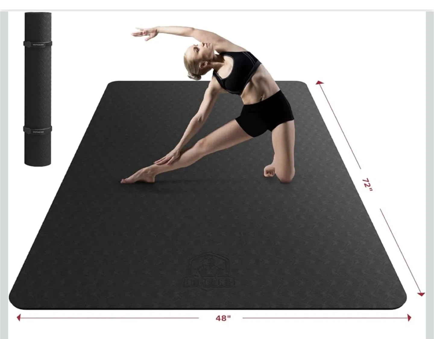 Hapbear Yoga Mat - 48" x 72" thumbnail