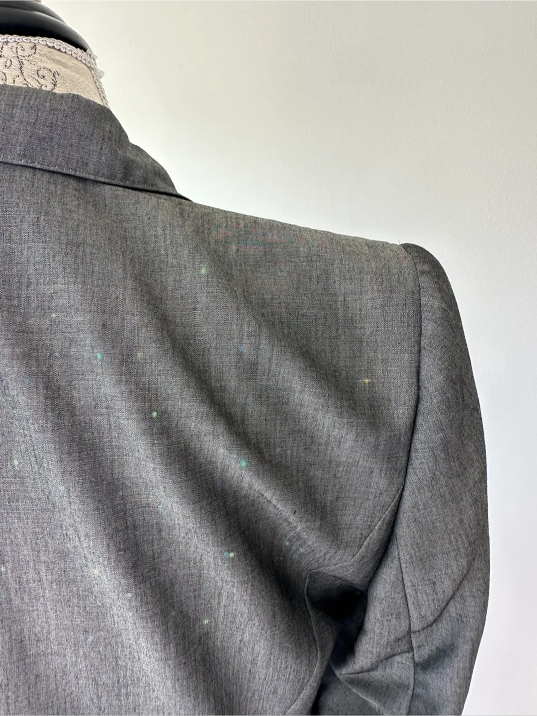 Burberry Grey Long Blazer Jacket image indicator(4)