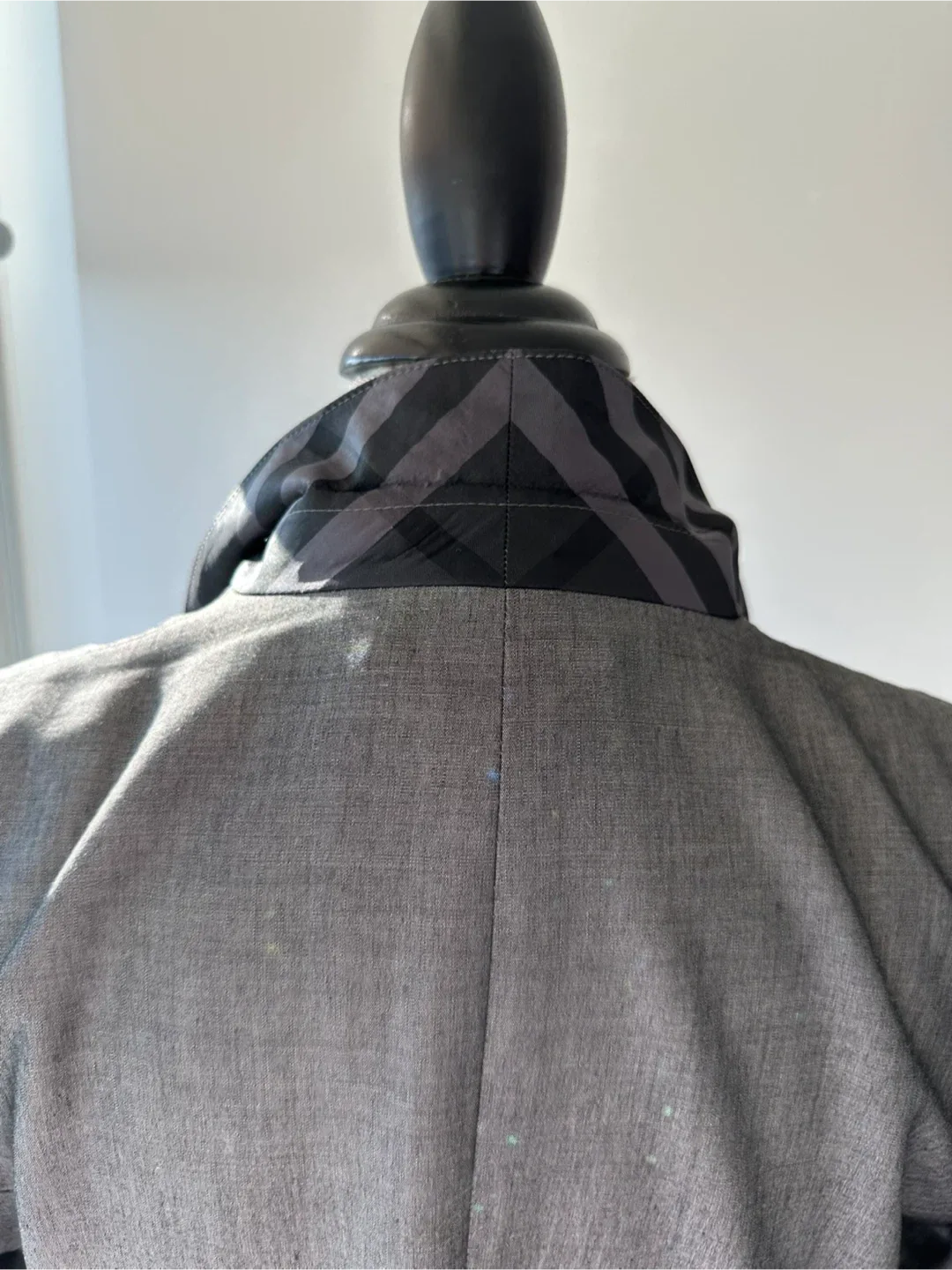 Burberry Grey Long Blazer Jacket image indicator(8)